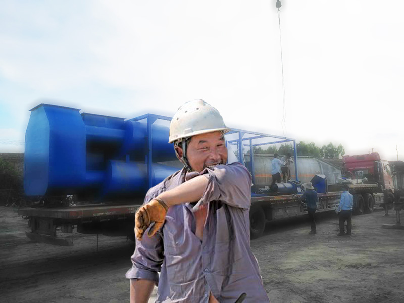 煤炭烘干機(jī)售后工人