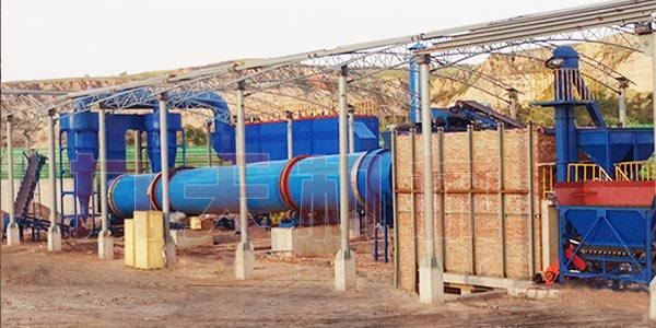 煤泥風(fēng)干機現(xiàn)場圖