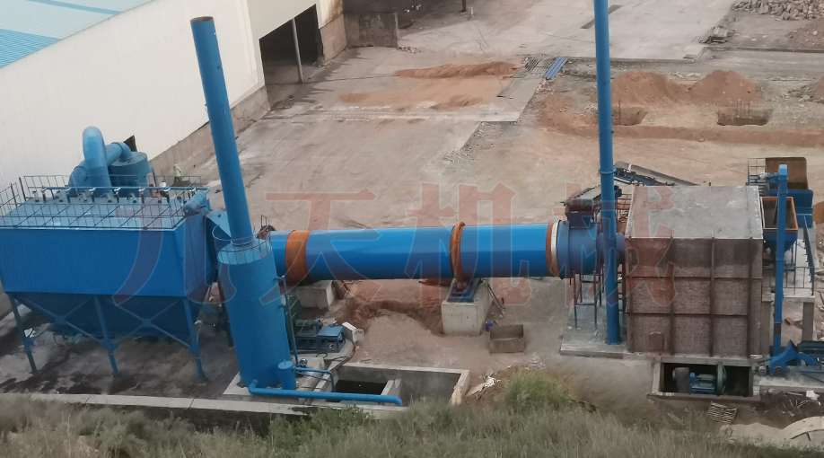 煤泥烘干生產(chǎn)現(xiàn)場圖片