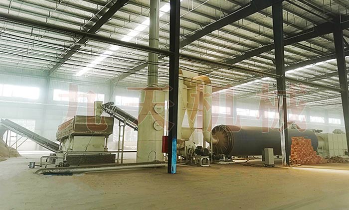 木屑烘干生產(chǎn)托盤河南現(xiàn)場圖片