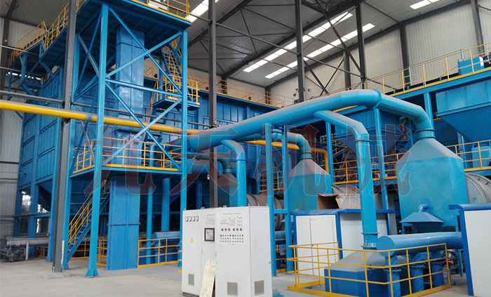 礦渣烘干機設備圖